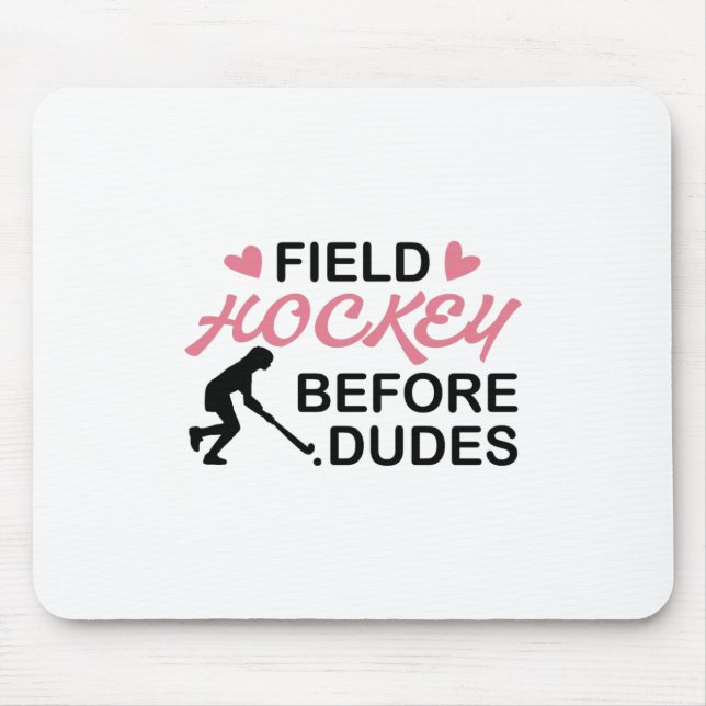 Feldhockey-Girl Mousepad (Vorne)