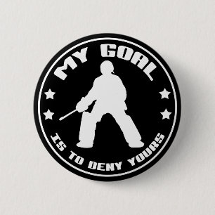Feldhockey Goalie 'My Goal' Tasten Button