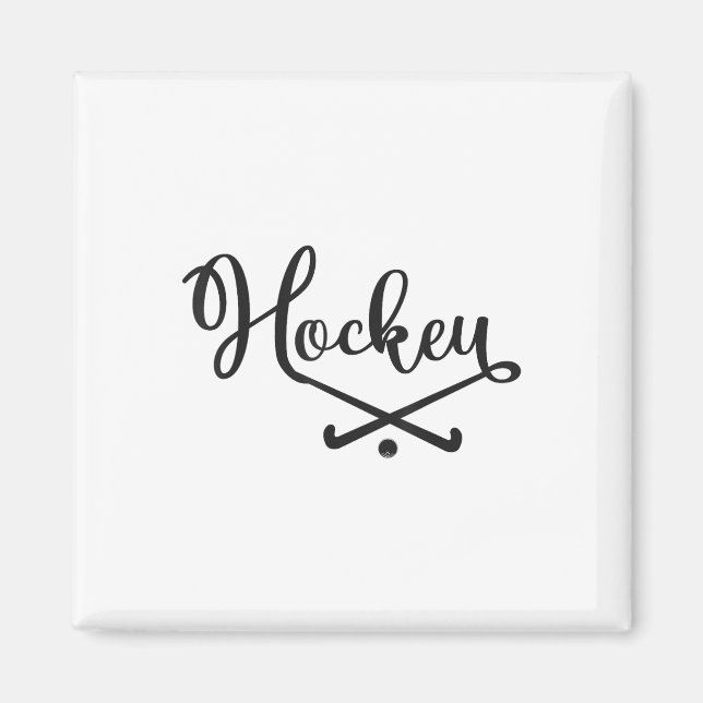 Feldhockey Hockey _9 Magnet (Vorne)