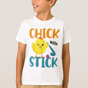Feldhockey-Huhn Henne Mit Stock _1 T-Shirt
