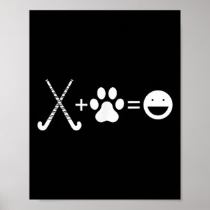 Feldhockey Hund Pfote Glück - Feldhockey Hund Poster