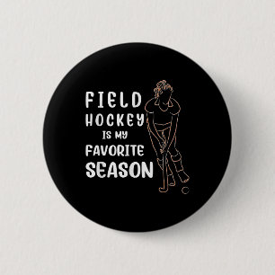 Feldhockey ist meine Lieblingssaison Hallenhockey Button
