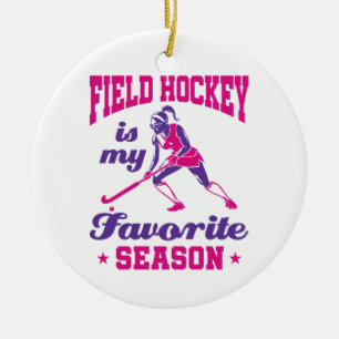 Feldhockey ist meine Lieblingssaison Keramik Ornament
