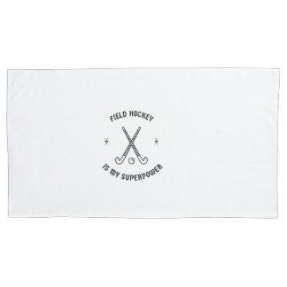 Feldhockey ist meine Supermacht Kissenbezug