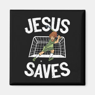 Feldhockey Jesus Glaube Christlich Jesus rettet _1 Magnet