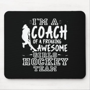 Feldhockey Mädchen Trainer _1 Mousepad