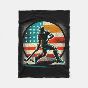 Feldhockey-Mann USA Vereinigte Staaten von Amerika Fleecedecke