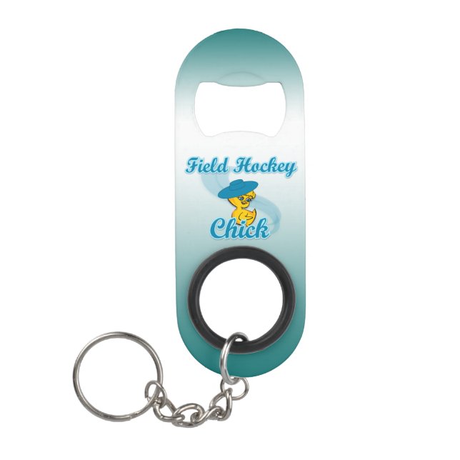 Feldhockey Nr. 3 Mini Flaschenöffner (Vorderseite)