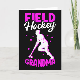 Feldhockey-Oma Feldhockeyspielerin  Karte