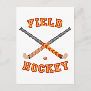 Feldhockey Postkarte