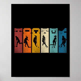 Feldhockey Retro Vintage Hockey _1 Poster