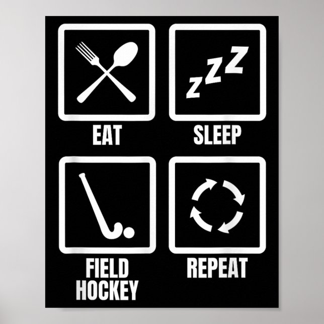 Feldhockey-Routine  Poster (Vorne)