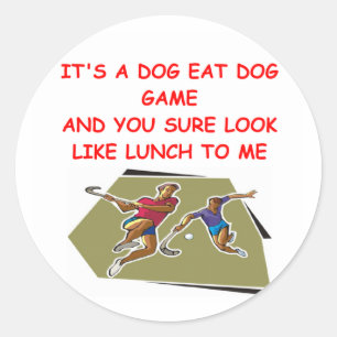 Feldhockey Runder Aufkleber