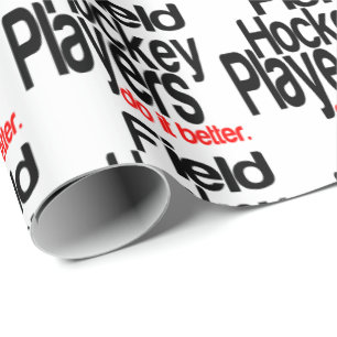 Feldhockey-Spieler machen es besser Geschenkpapier