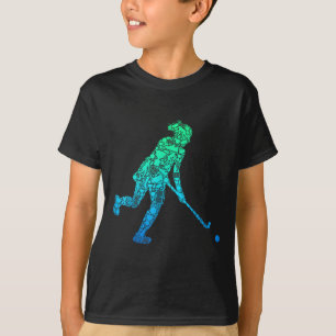 Feldhockey-Spielerin Frauen Mädchen Kinder  T-Shirt