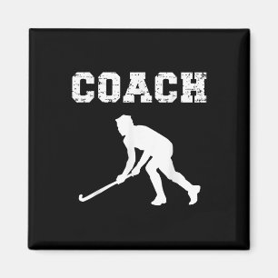 Feldhockey-Trainer-Design. Feldhockey-Instructor Magnet