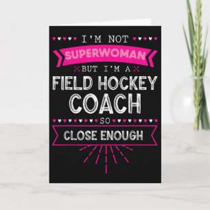 Feldhockey-Trainer-Geschenk Feldhockey-Spieler-Ges Karte