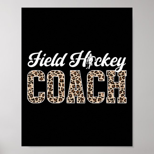 Feldhockey-Trainer Leopard Feldhockey-Trainer  Poster (Vorne)
