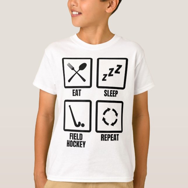 Feldhockey-Trainingsplan  T-Shirt (Vorderseite)