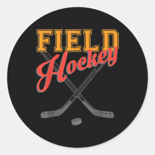 Feldhockeyspieler Trainer Sportliebhaber Hockey Fa Runder Aufkleber