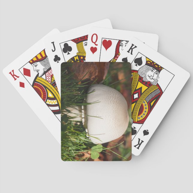 Feldpilz im Wald Spielkarten (Rückseite)