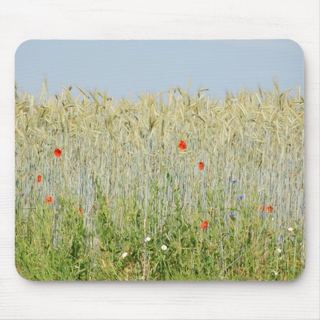 Feldrand eines Maisfelds Mousepad (Vorne)