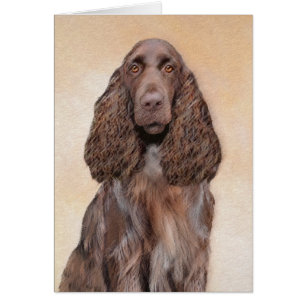 Feldspanelmalerei - Niedliche Original-Hundekunst