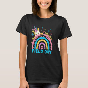 Feldtag Lass Die Spiele beginnen Lehrer T-Shirt