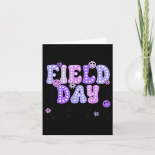 Feldtag Lila Team Color Field Trip Team Game C Karte