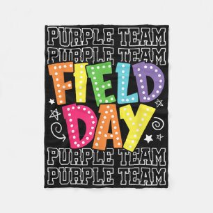 Feldtag Lila Team Colour War Camp Team Spiel Com Fleecedecke