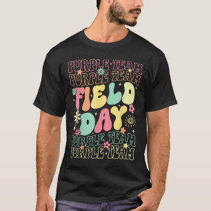 Feldtag Lila Team Colour War Camp Team Spiel Com T-Shirt