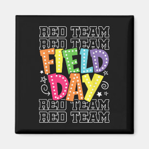 Feldtag Red Team Colour War Camp Team Spiel Compil Magnet