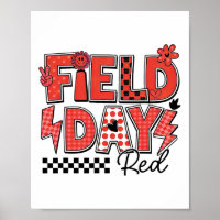 Feldtag Rot-Team-Farbe Ausflug-Team-Spiel-Wettbewe