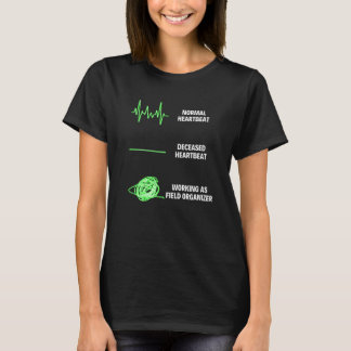 Feldtrainer für Track- und Feldorganisation T-Shirt
