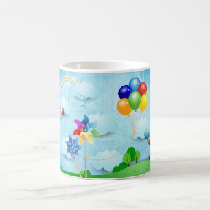 Felgen und Ballons Kaffeetasse
