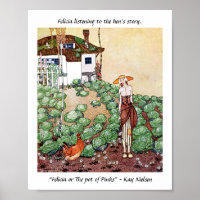 Felicia hörte Kay Nielsen auf die Hennengeschichte