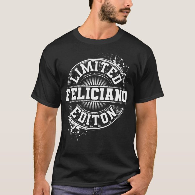 FELICIANO Funny Familienname Familienbaum Birthday T-Shirt (Vorderseite)