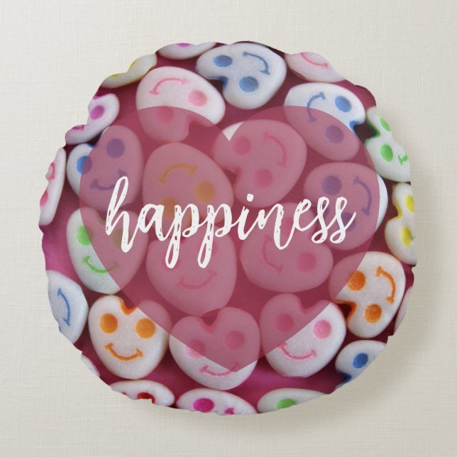Felicidad Rundes Kissen (Vorderseite)