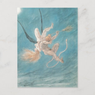 Felicien Rops - der Satanic. Entfernen Postkarte