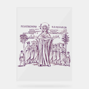 Felicitas von Rom und sieben Söhne Acrylschild