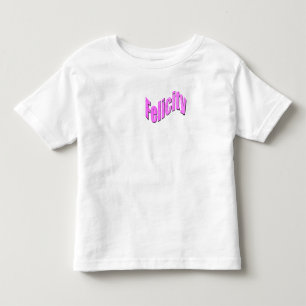 Felicity Name In Rosa, Kleinkind T-shirt