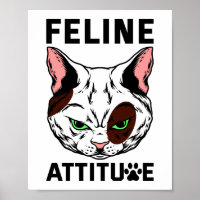 Feline Attitude Cat Mood Pet Character