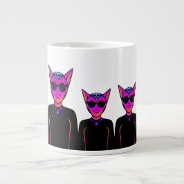 Feline character Jumbo-Tasse
