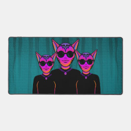 Feline Character Schreibtischunterlage