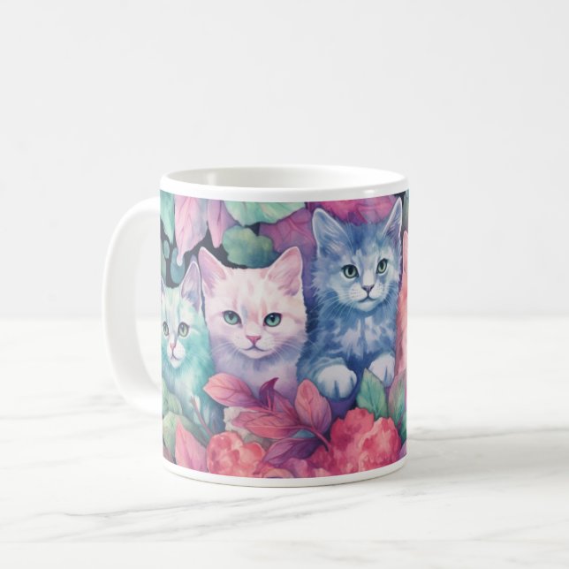 Feline Coffee Tasse (Vorderseite Links)