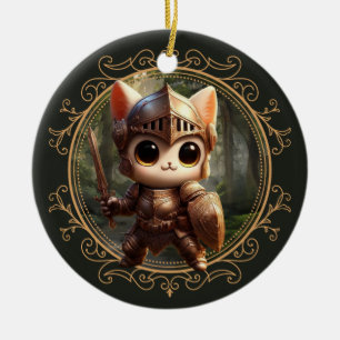 Feline Fantasy Adventure Keramik Ornament
