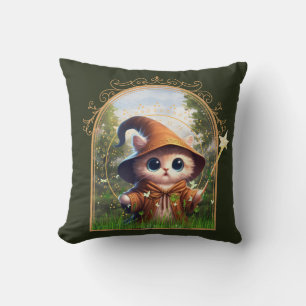 Feline Fantasy Adventure Kissen