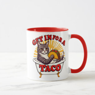 Feline Fiesta in einer Tube Tasse