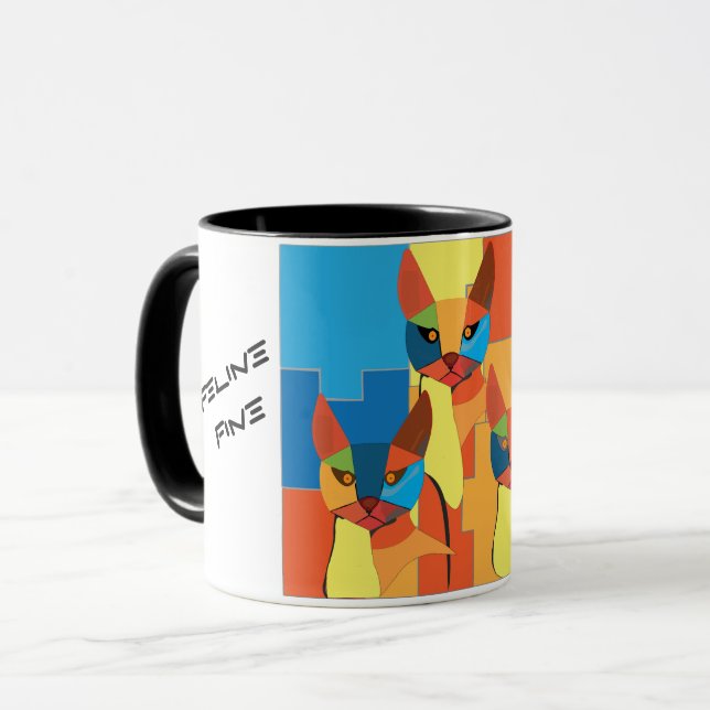 Feline Fine Tasse (Vorderseite Links)
