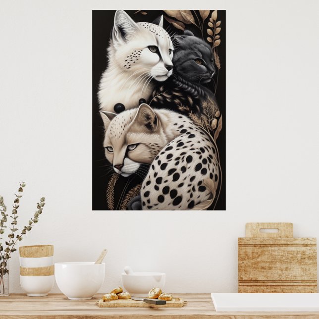 FELINE FINESSE #1 POSTER (Küche)